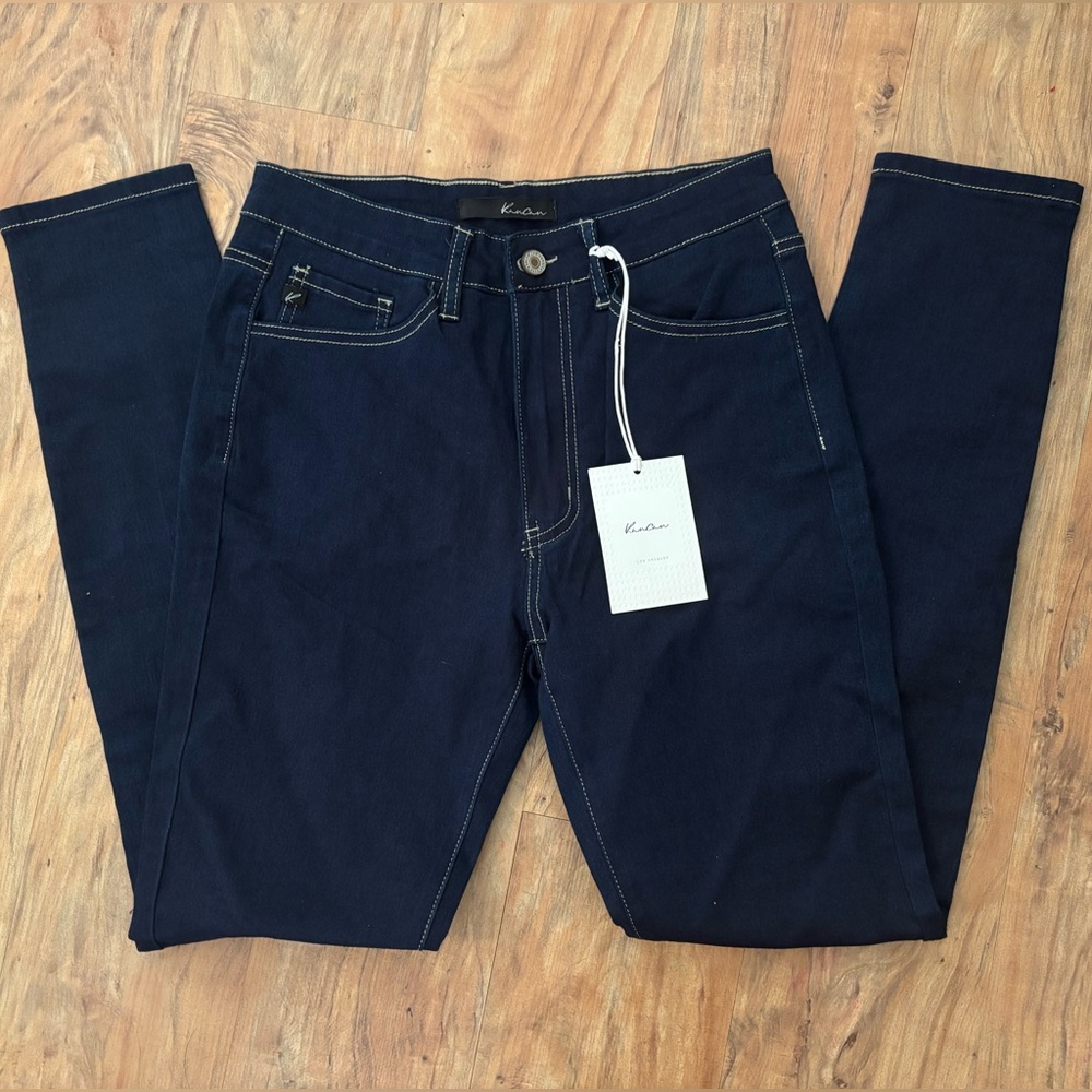 NWT KanCan Dark Blue Straight Leg Jeans